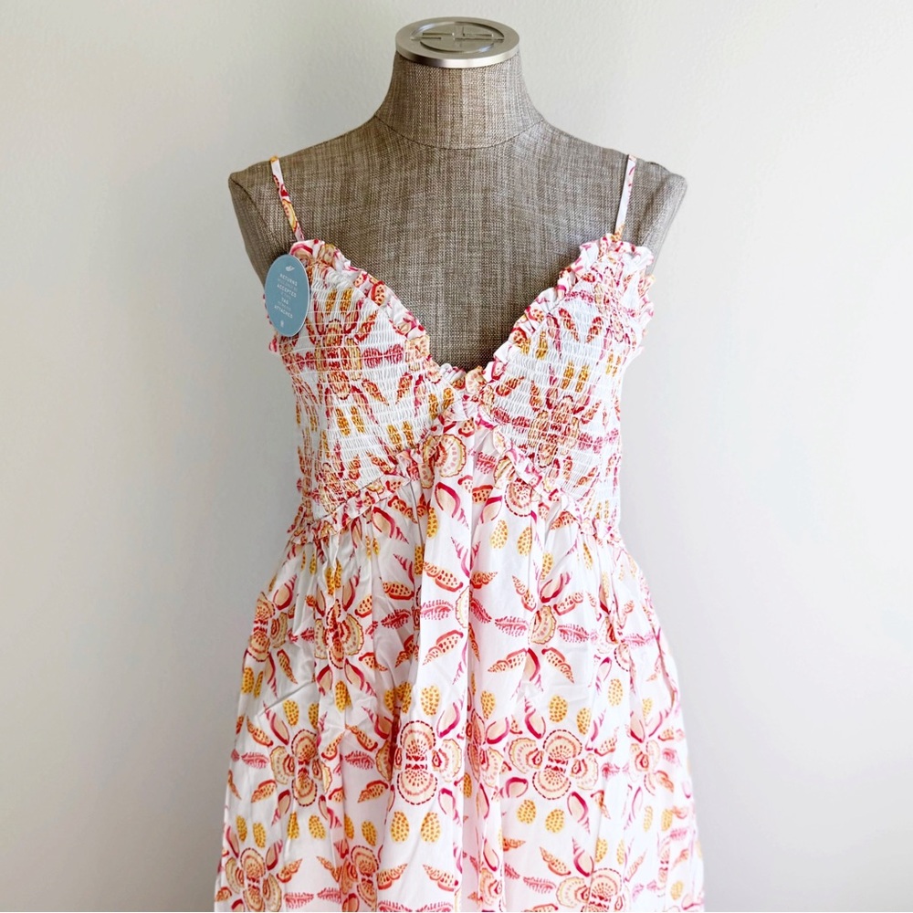 Hill House Floral Maxi Dress - Pink and Yellow